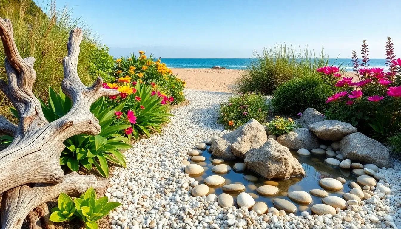 25 Stunning Beach Garden Ideas to Transform Your Yard Into a Coastal Paradise 4 25 Stunning Beach Garden Ideas to Transform Your Yard Into a Coastal Paradise 3