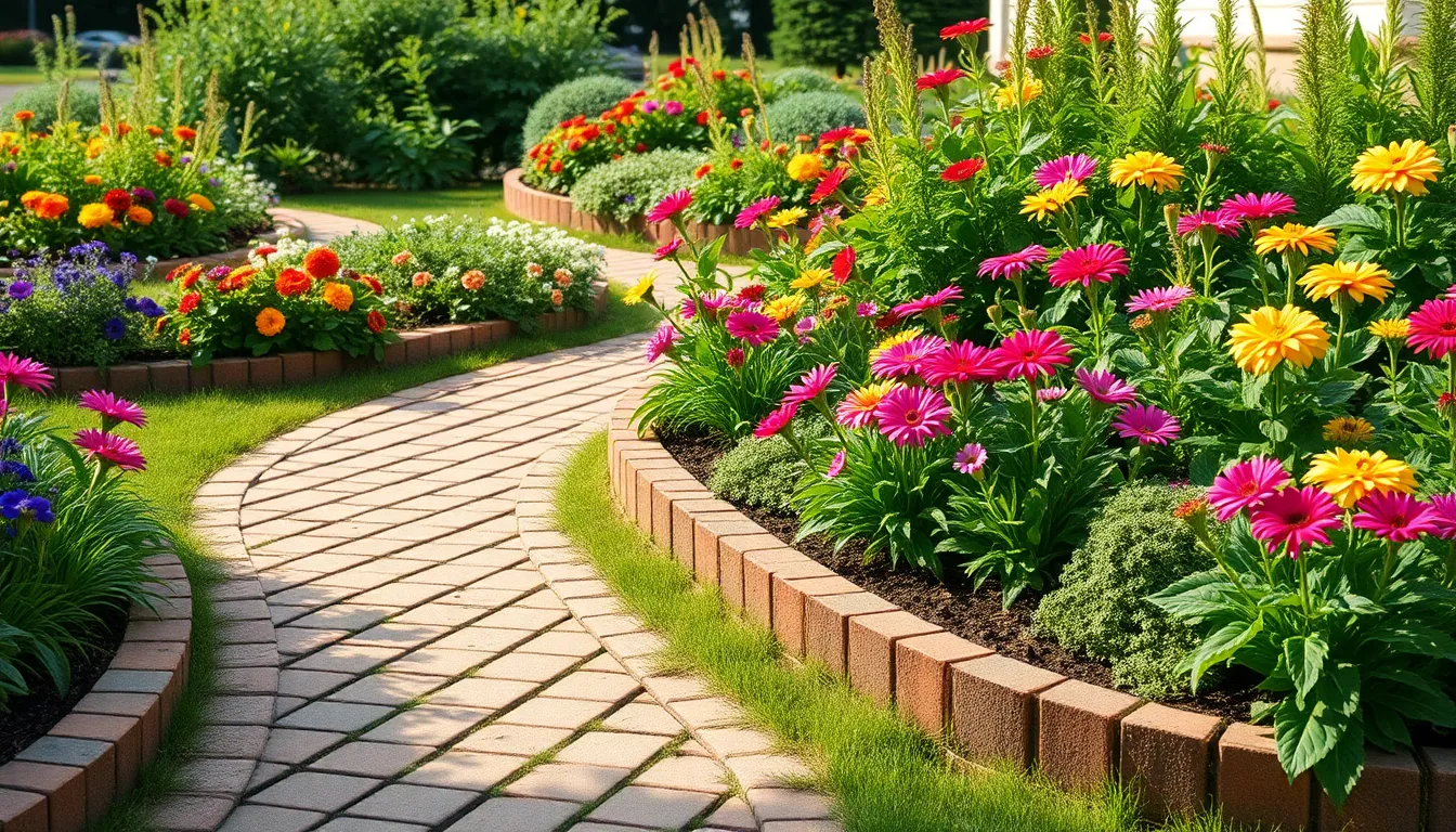 25 Creative Brick Edging Ideas for Garden That Transform Your Yard on Any Budget 4 25 Creative Brick Edging Ideas for Garden That Transform Your Yard on Any Budget 3