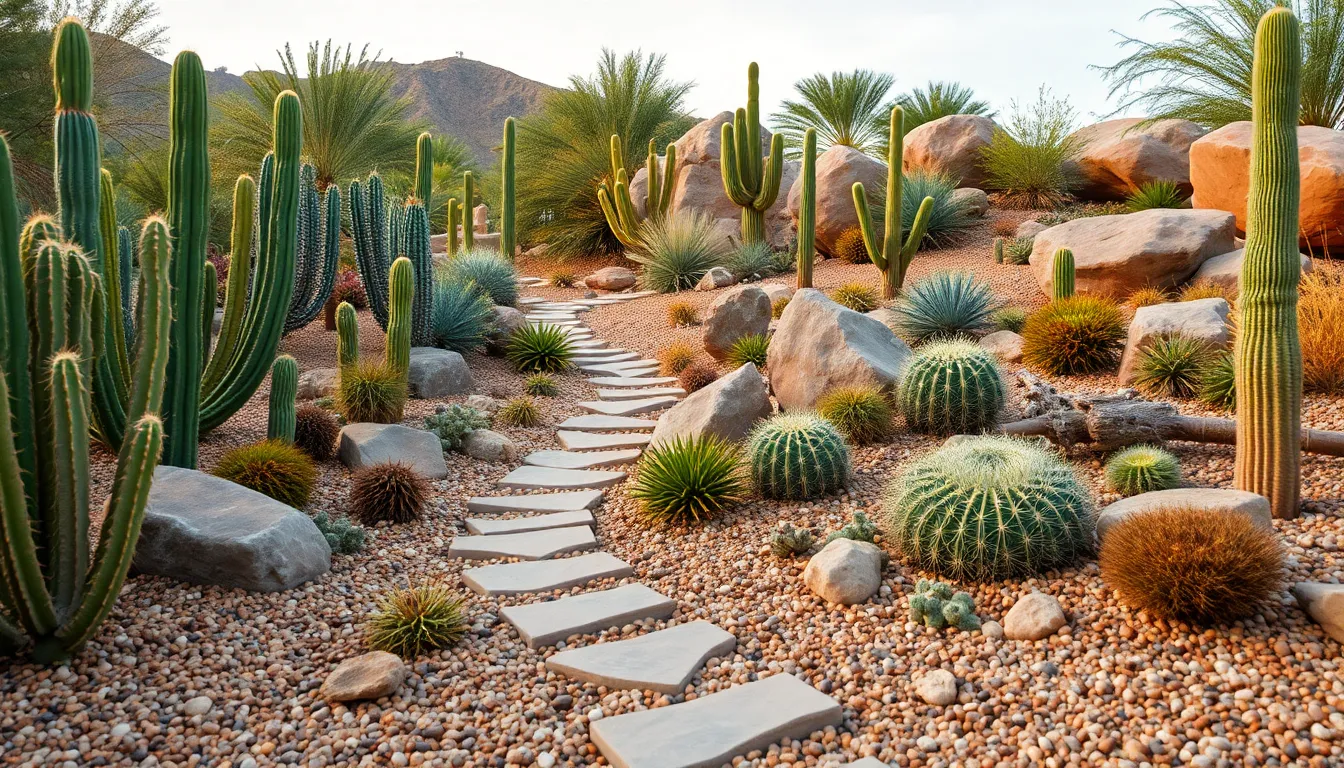 20 Stunning Cactus Garden Ideas for Low-Maintenance Desert Landscaping 4 20 Stunning Cactus Garden Ideas for Low-Maintenance Desert Landscaping 3