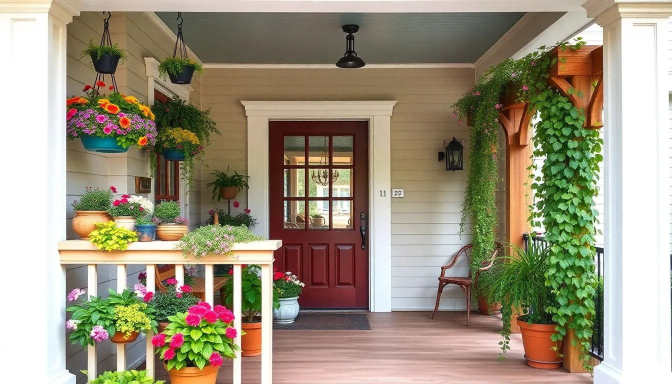35 Stunning Front Porch Garden Ideas to Boost Your Home's Curb Appeal in 2025 4 35 Stunning Front Porch Garden Ideas to Boost Your Home's Curb Appeal in 2025 3