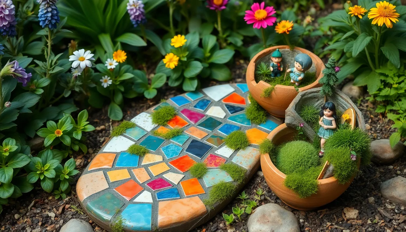 27 Creative Garden Art Ideas From Junk That Will Transform Your Yard 4 27 Creative Garden Art Ideas From Junk That Will Transform Your Yard 3