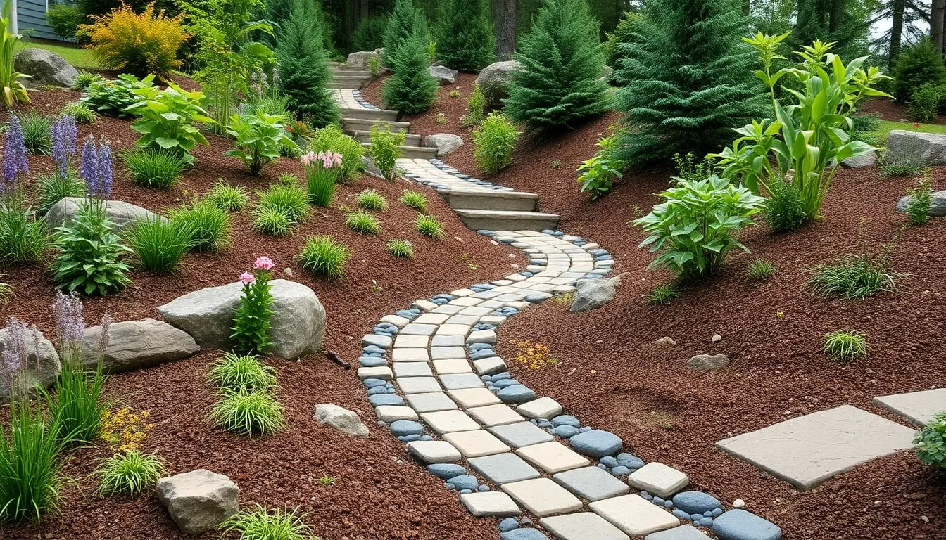 25 Creative Garden on a Slope Ideas to Transform Your Yard Into a Stunning Landscape 4 25 Creative Garden on a Slope Ideas to Transform Your Yard Into a Stunning Landscape 3