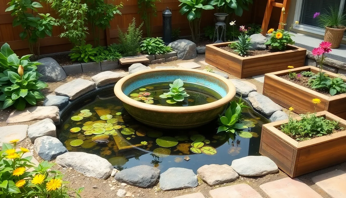 25 Stunning Garden Pond Ideas to Transform Your Backyard Into a Paradise 4 25 Stunning Garden Pond Ideas to Transform Your Backyard Into a Paradise 3