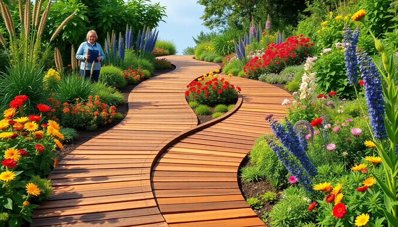 25 Creative Garden Sleeper Ideas to Transform Your Outdoor Space in 2025 4 25 Creative Garden Sleeper Ideas to Transform Your Outdoor Space in 2025 3