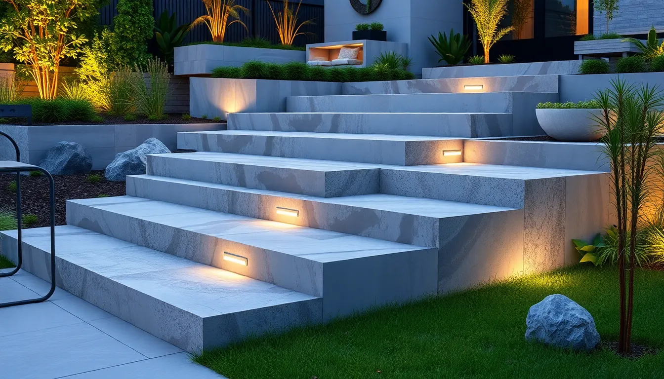 25 Stunning Garden Steps Ideas to Transform Your Sloped Yard (DIY & Budget-Friendly) 3