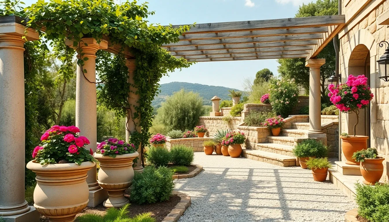 25 Stunning Greek Garden Ideas to Transform Your Backyard into a Mediterranean Paradise 3