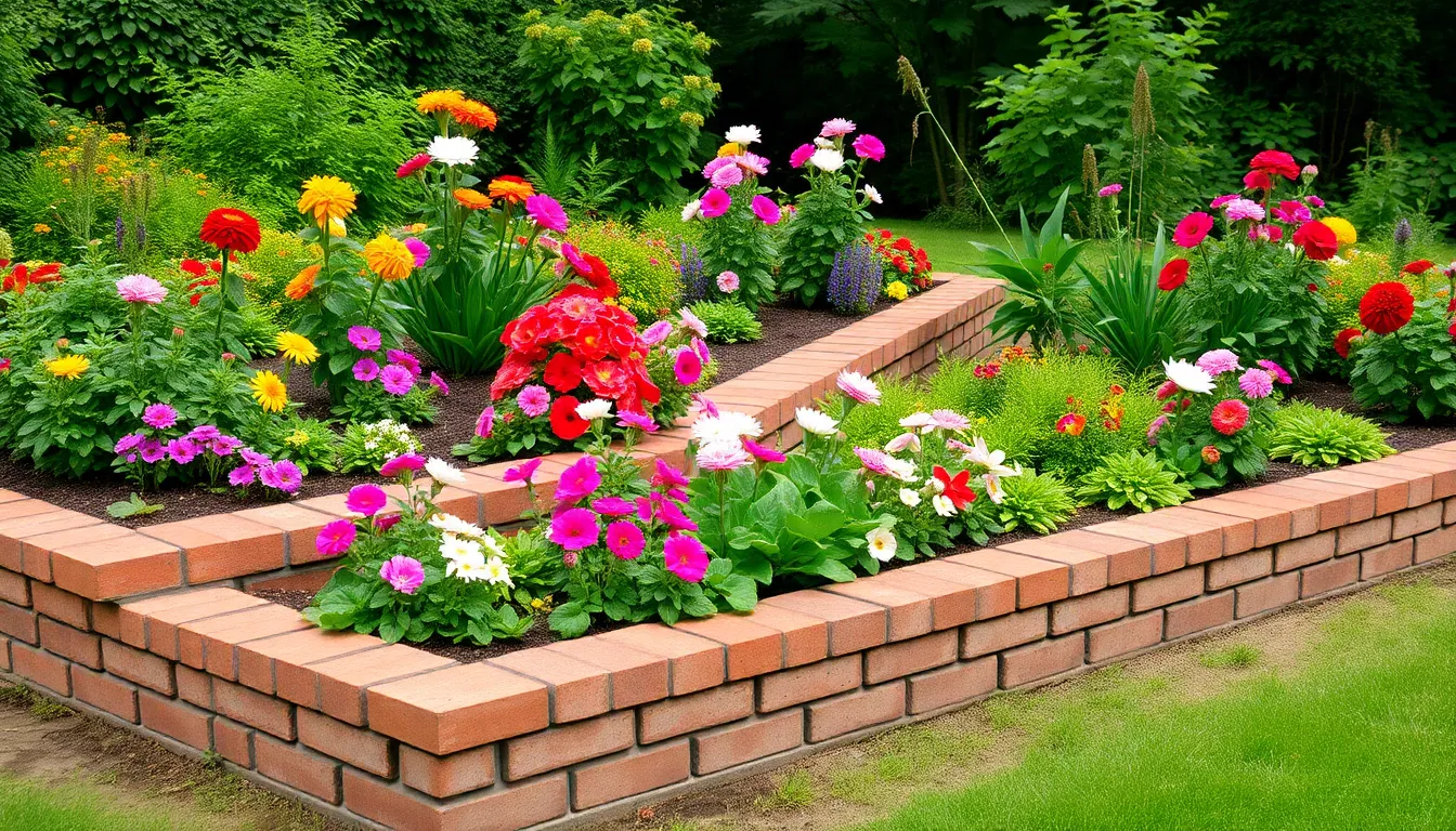 25 Creative Brick Edging Ideas for Garden That Transform Your Yard on Any Budget 6 25 Creative Brick Edging Ideas for Garden That Transform Your Yard on Any Budget 5