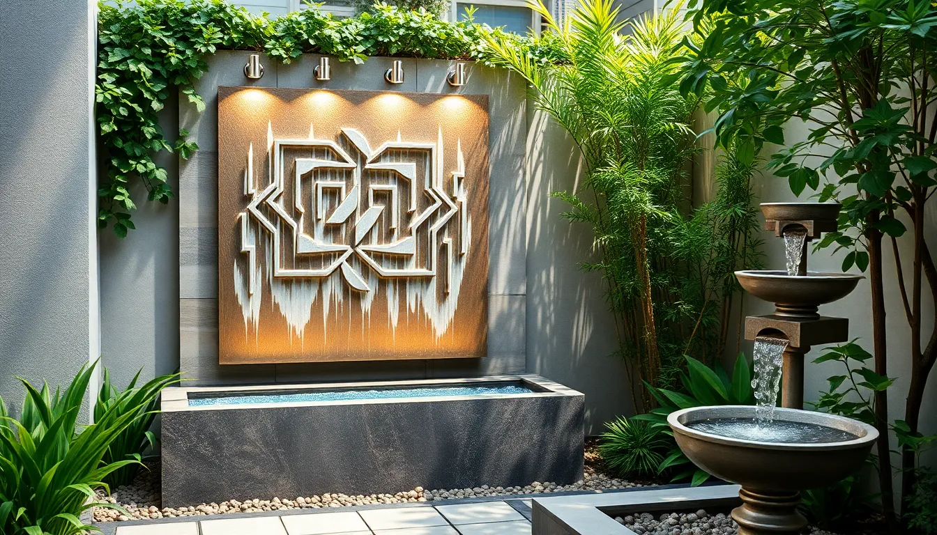 25 Stunning Garden Fountain Ideas to Transform Your Outdoor Space 5