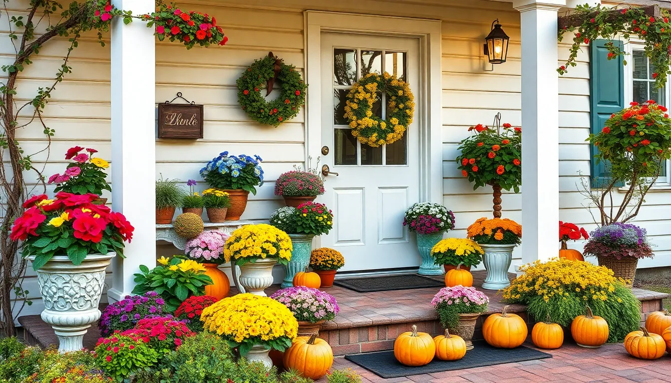 35 Stunning Front Porch Garden Ideas to Boost Your Home's Curb Appeal in 2025 6 35 Stunning Front Porch Garden Ideas to Boost Your Home's Curb Appeal in 2025 5