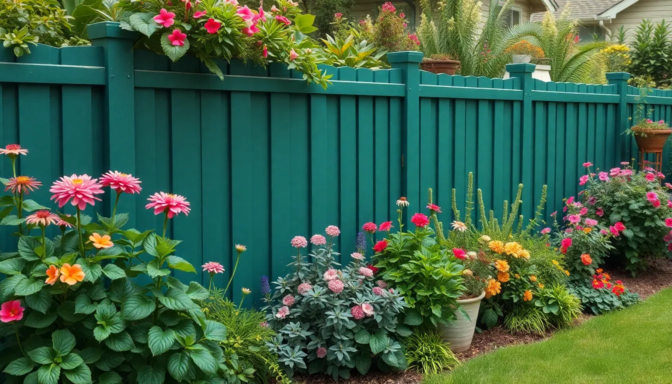 47 Stunning Garden Fence Color Ideas to Transform Your Backyard in 2025 5