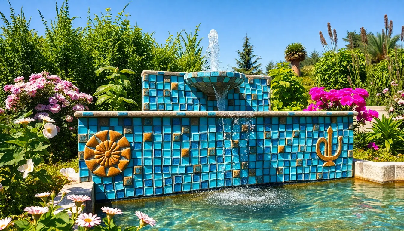25 Stunning Garden Mosaic Ideas to Transform Your Outdoor Space in 2025 6 25 Stunning Garden Mosaic Ideas to Transform Your Outdoor Space in 2025 5