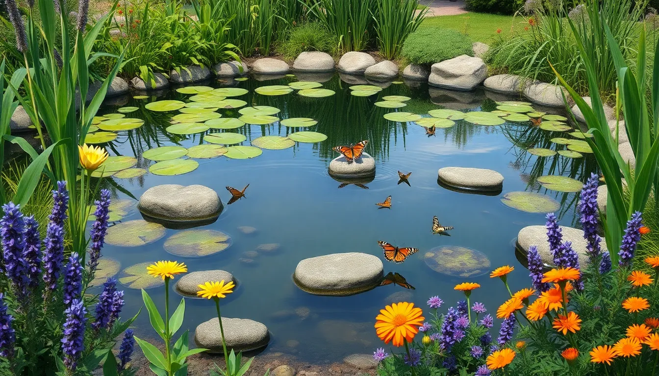 25 Stunning Garden Pond Ideas to Transform Your Backyard Into a Paradise 6 25 Stunning Garden Pond Ideas to Transform Your Backyard Into a Paradise 5