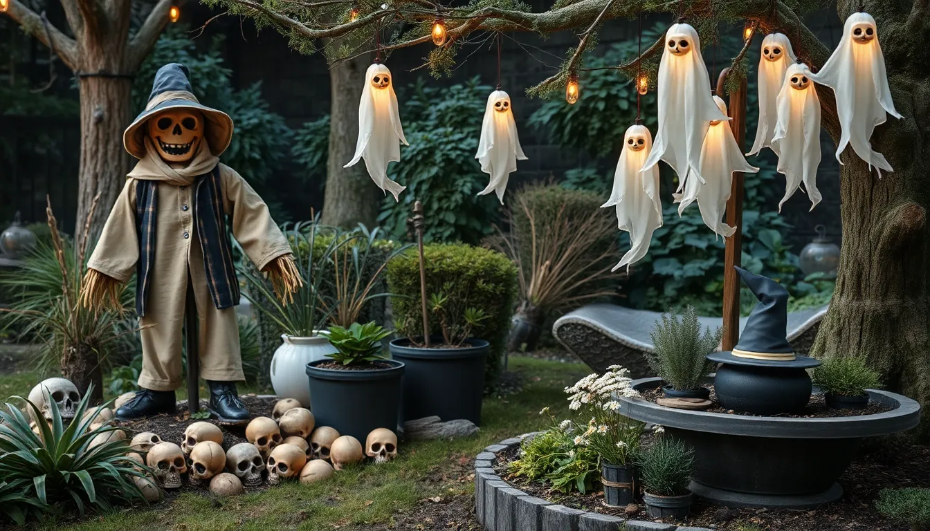 31 Spooky Halloween Ideas for Garden That'll Terrify Your Neighbors 5