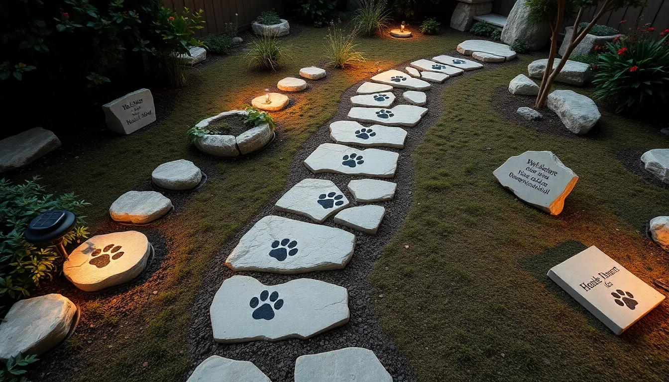 25 Beautiful Pet Memorial Garden Ideas to Honor Your Beloved Companion 5