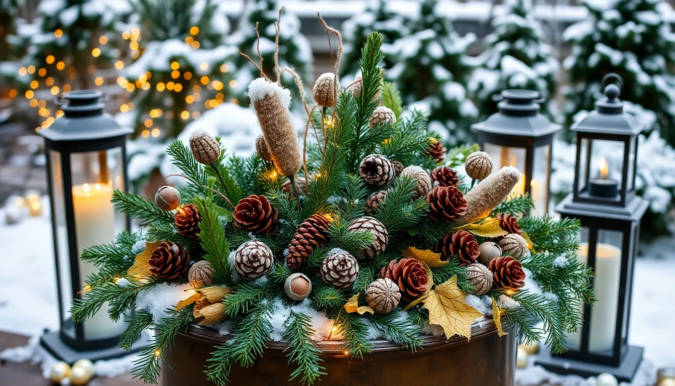 25 Stunning Outdoor Winter Planter Ideas That Thrive in Freezing Weather 6 25 Stunning Outdoor Winter Planter Ideas That Thrive in Freezing Weather 5