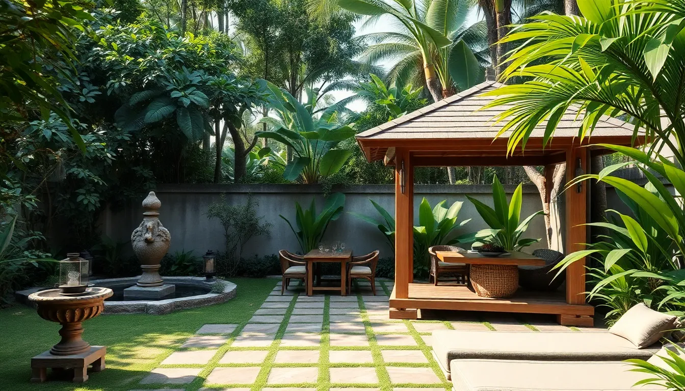 25 Stunning Balinese Garden Ideas to Transform Your Backyard Into a Tropical Paradise 7