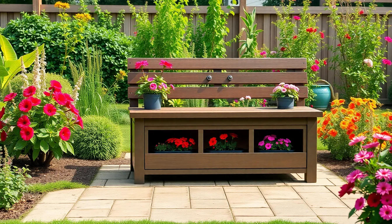 25 Creative Garden Bench Ideas to Transform Your Outdoor Space in 2025 7
