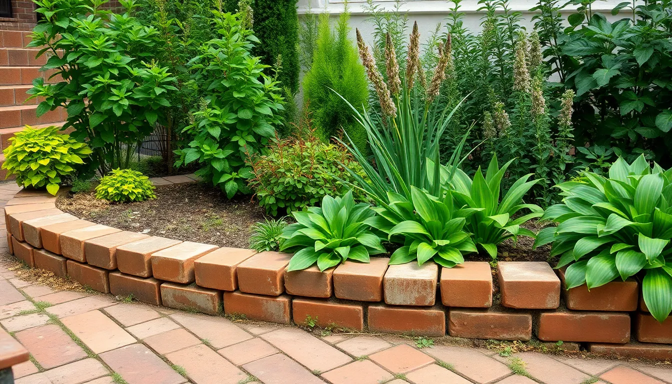 25 Creative Brick Edging Ideas for Garden That Transform Your Yard on Any Budget 8 25 Creative Brick Edging Ideas for Garden That Transform Your Yard on Any Budget 7