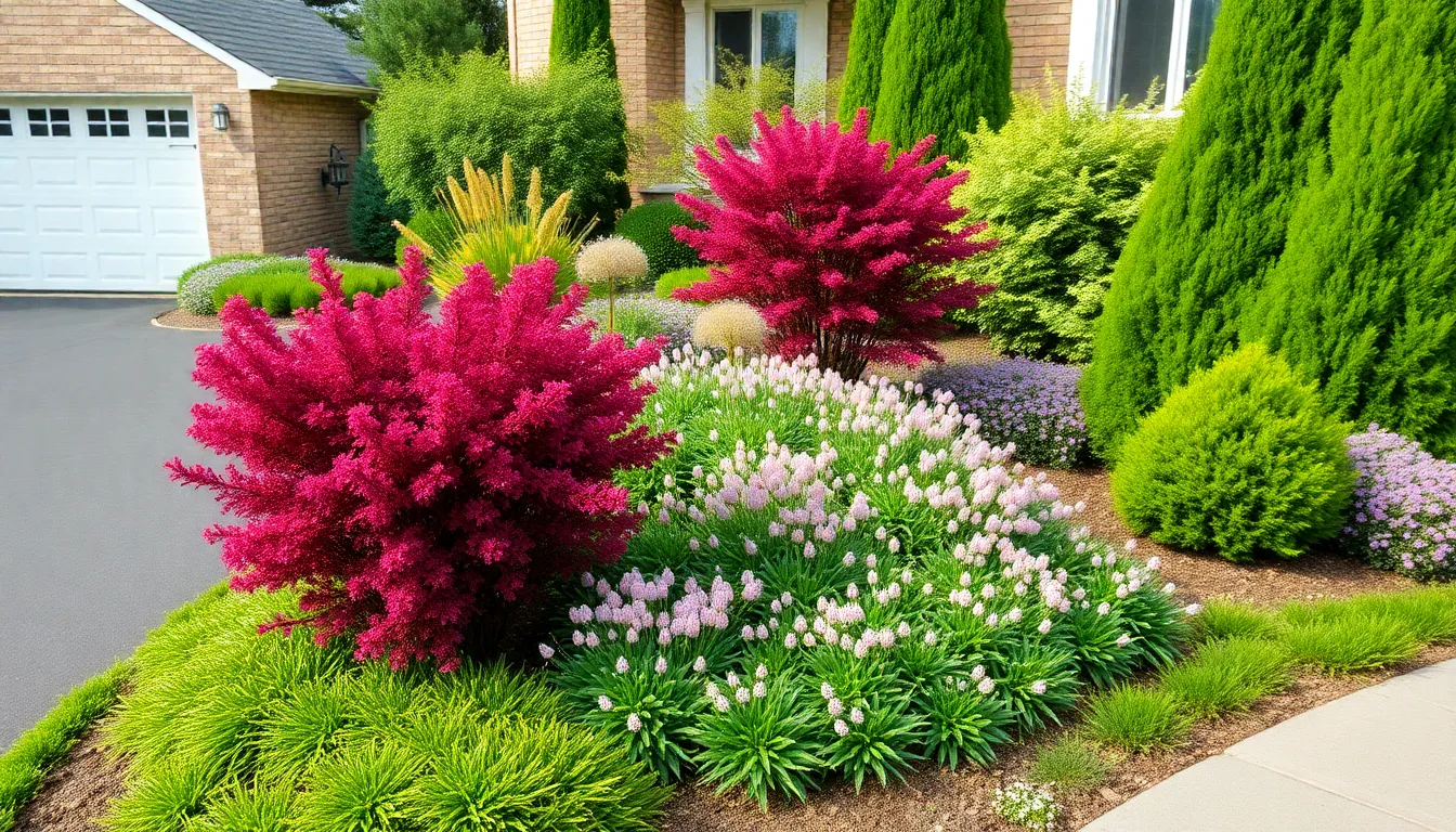 25 Front Garden Ideas With Driveway That Transform Your Home's Curb Appeal 7