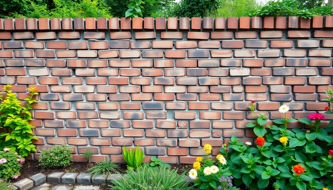 25 Creative Garden Brick Wall Ideas to Transform Your Outdoor Space in 2025 7