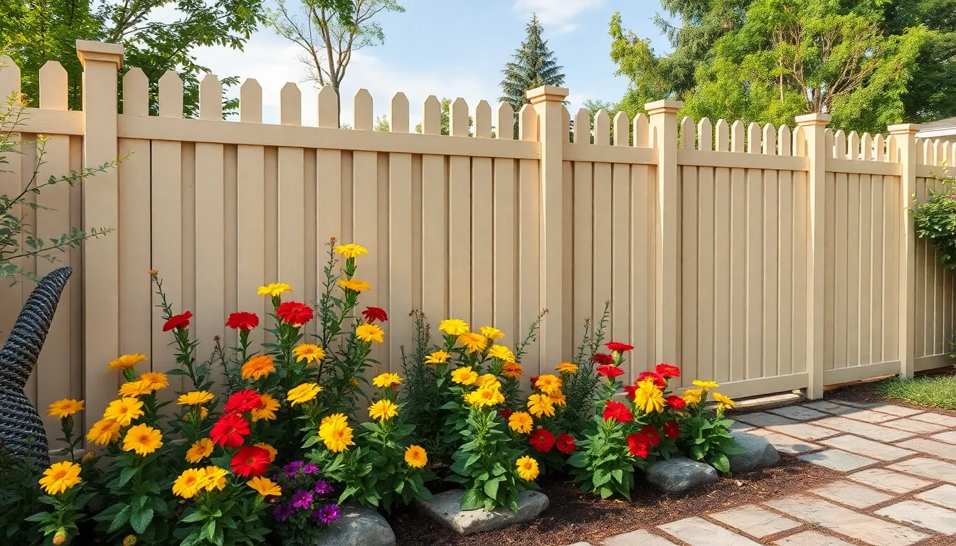 47 Stunning Garden Fence Color Ideas to Transform Your Backyard in 2025 7