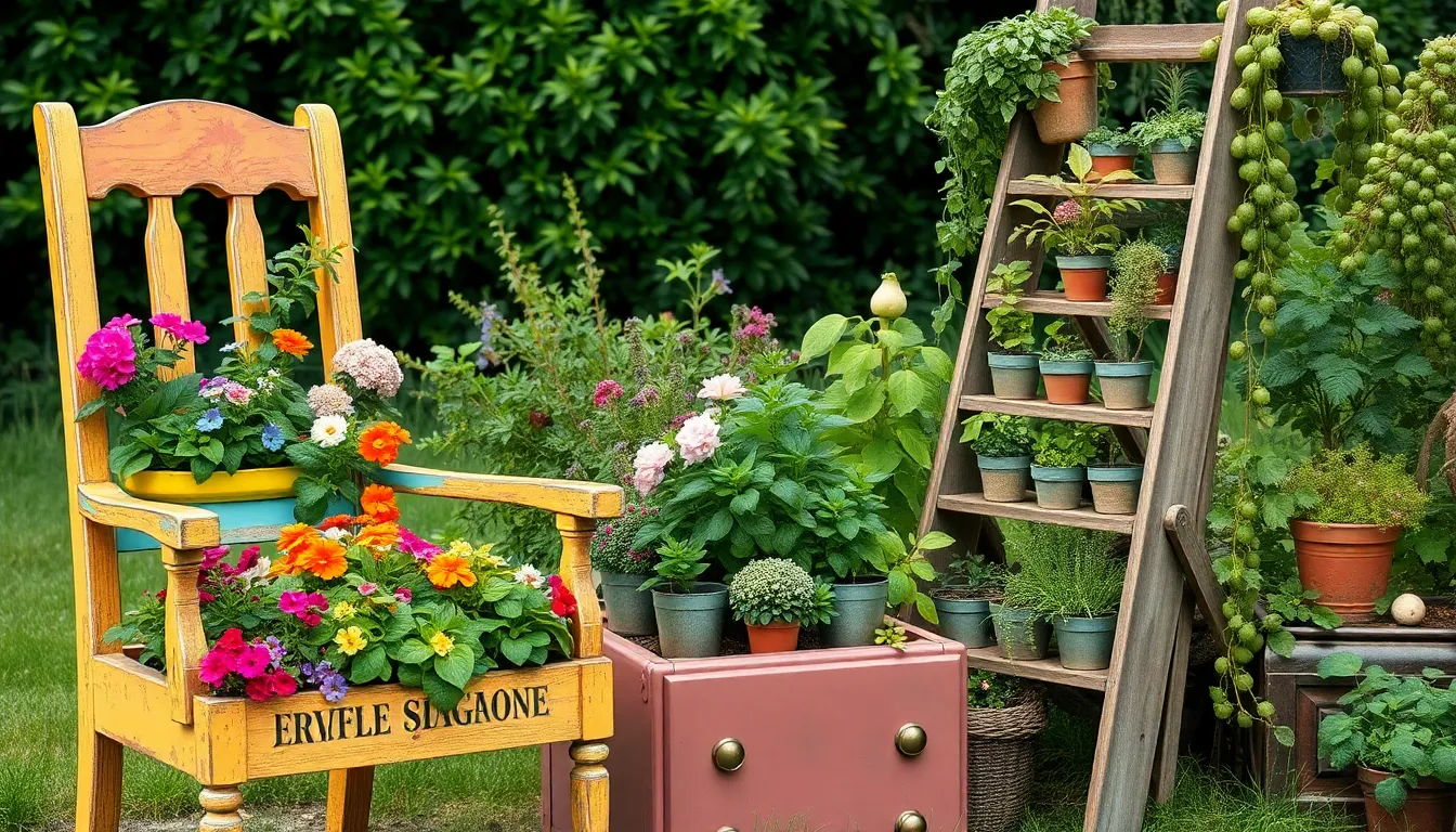 25 Creative Garden Upcycling Ideas to Transform Your Yard on a Budget 7