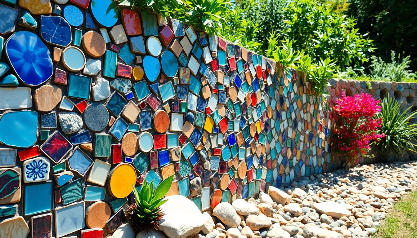 25 Stunning Garden Wall Art Ideas to Transform Your Outdoor Space in 2025 7