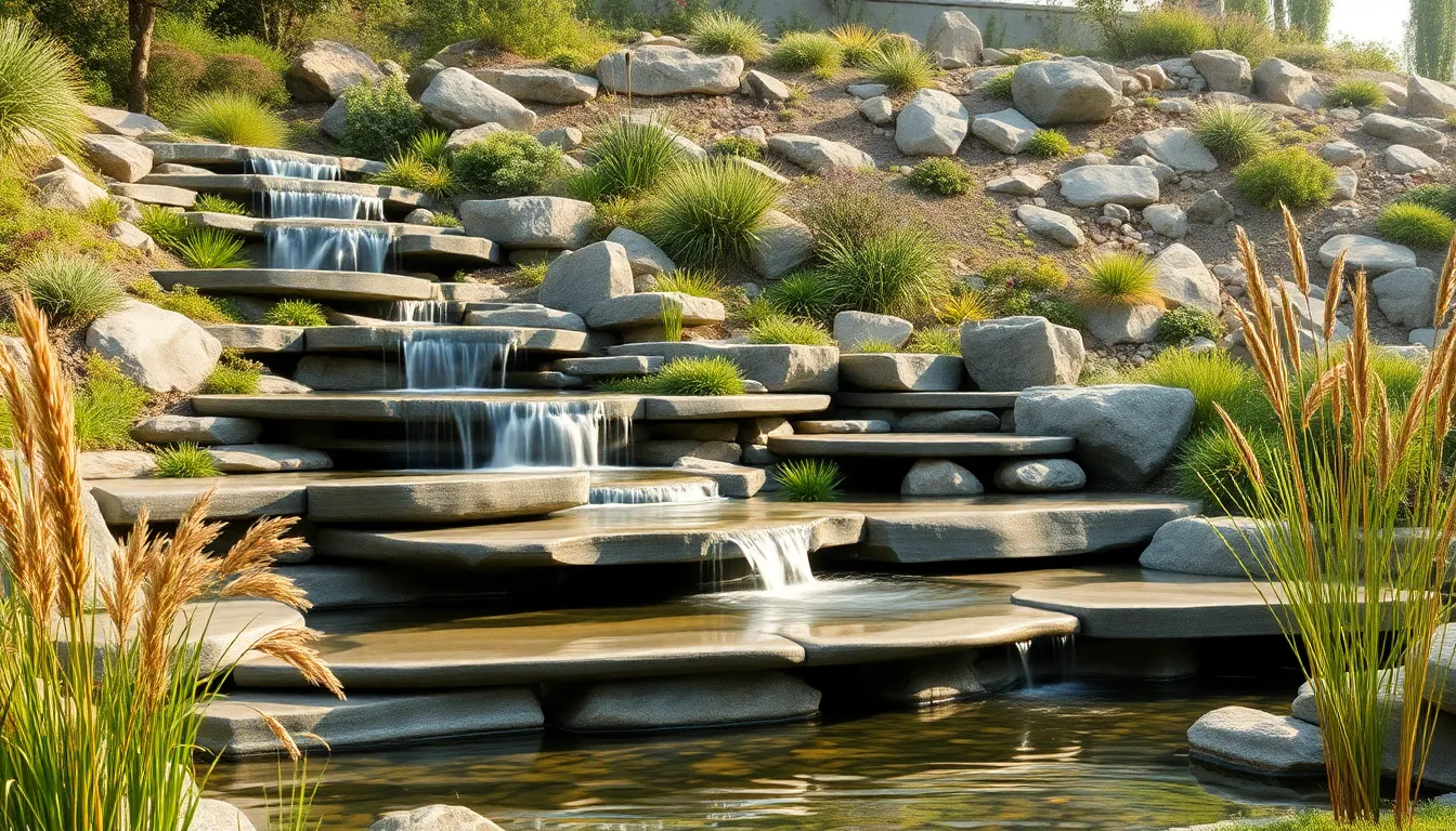 25 Stunning Garden Waterfall Ideas That Will Transform Your Backyard (2025 Guide) 7