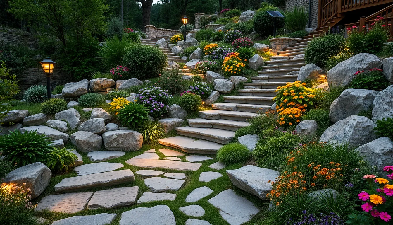 27 Stunning Hillside Garden Ideas to Transform Your Sloped Yard Into a Paradise 8 27 Stunning Hillside Garden Ideas to Transform Your Sloped Yard Into a Paradise 7