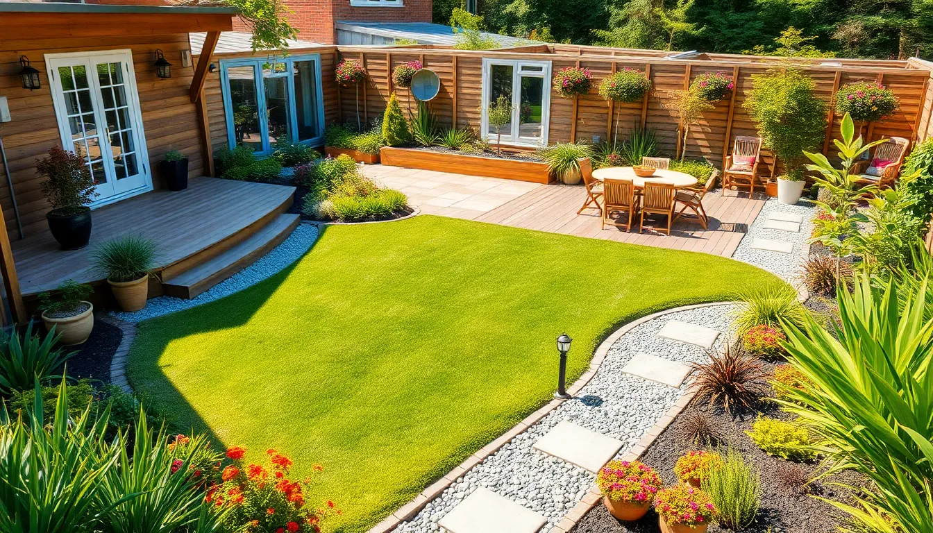 25 Creative Ideas for L Shaped Garden Designs That Maximize Every Corner 7