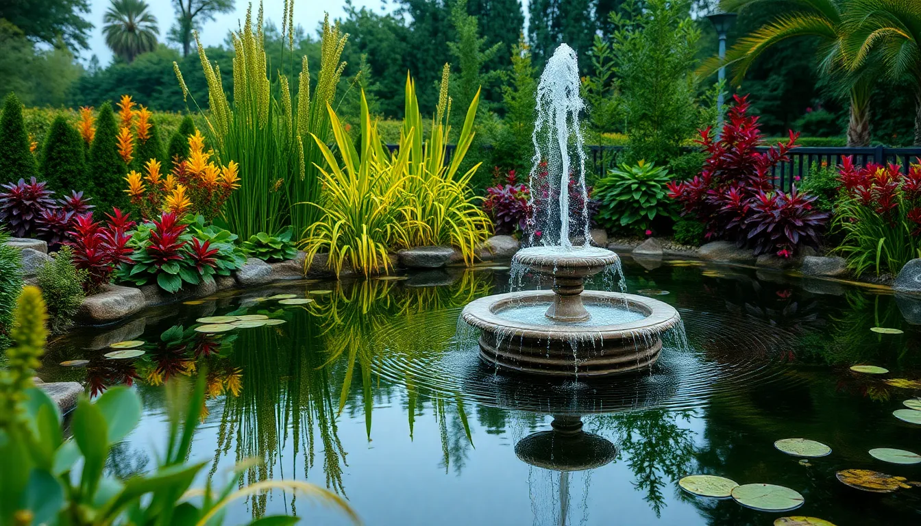 25 Stunning Garden Fountain Ideas to Transform Your Outdoor Space 9