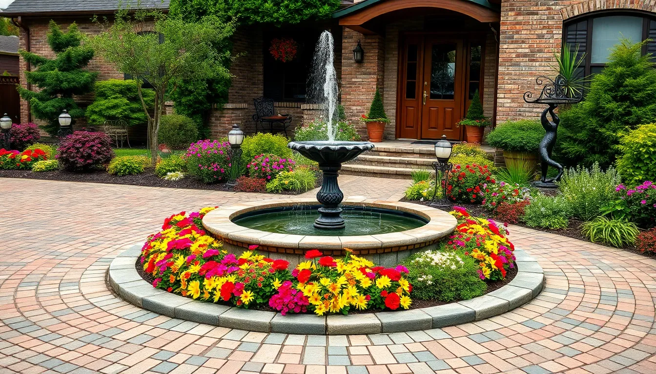 25 Front Garden Ideas With Driveway That Transform Your Home's Curb Appeal 9