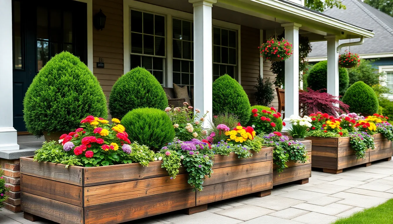 35 Stunning Front Porch Garden Ideas to Boost Your Home's Curb Appeal in 2025 10 35 Stunning Front Porch Garden Ideas to Boost Your Home's Curb Appeal in 2025 9