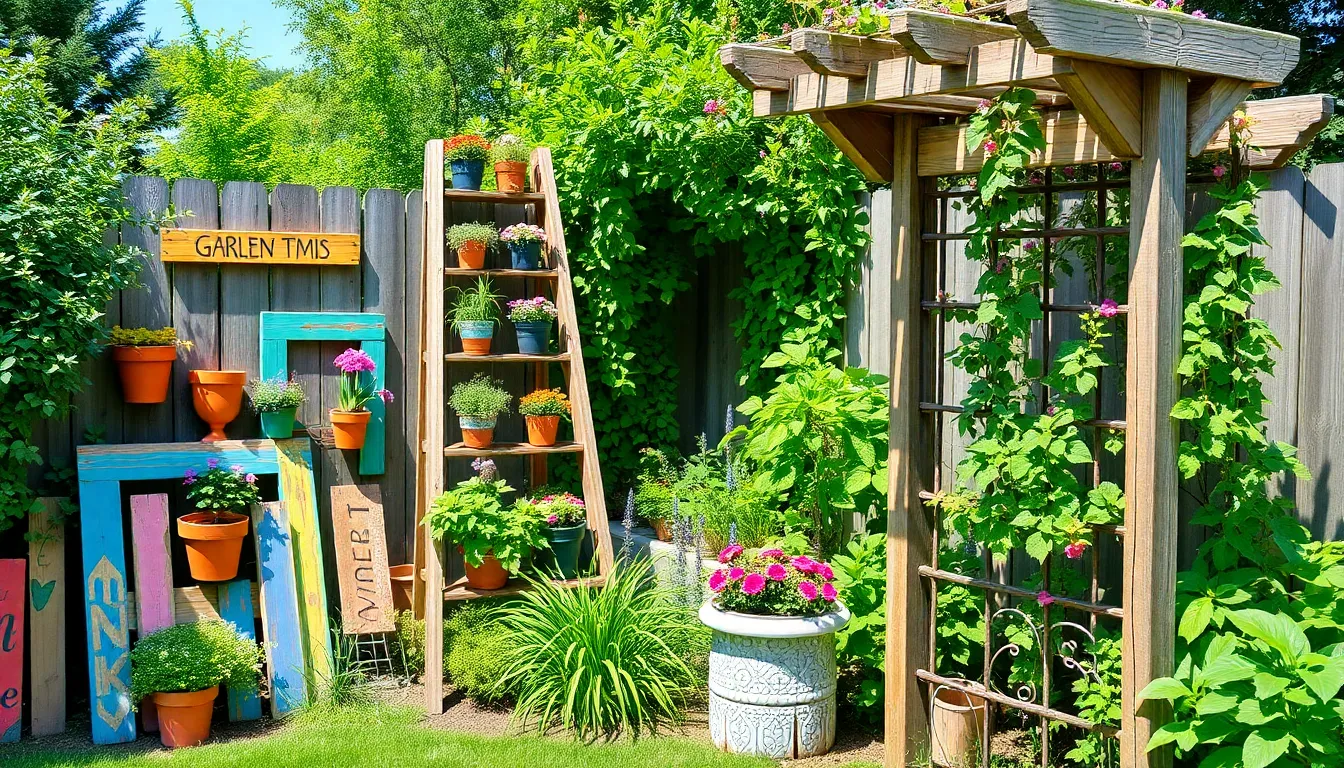 27 Creative Garden Art Ideas From Junk That Will Transform Your Yard 10 27 Creative Garden Art Ideas From Junk That Will Transform Your Yard 9