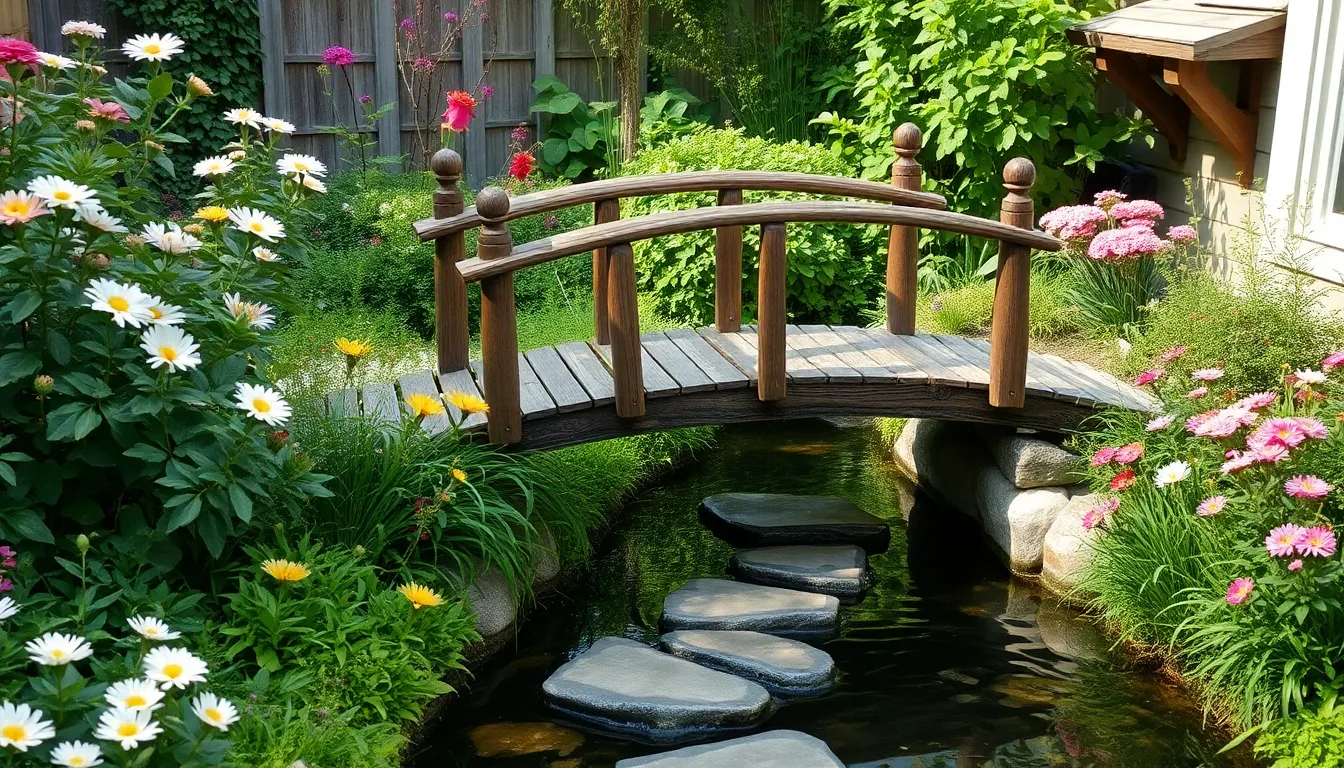 25 Stunning Garden Bridge Ideas That'll Transform Your Backyard (DIY & Budget-Friendly) 10 25 Stunning Garden Bridge Ideas That'll Transform Your Backyard (DIY & Budget-Friendly) 9