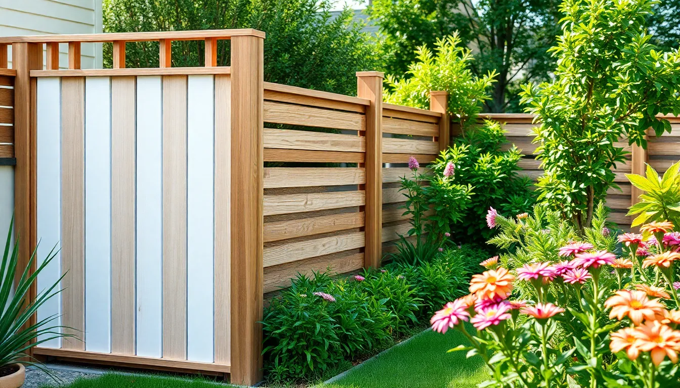 47 Stunning Garden Fence Color Ideas to Transform Your Backyard in 2025 9