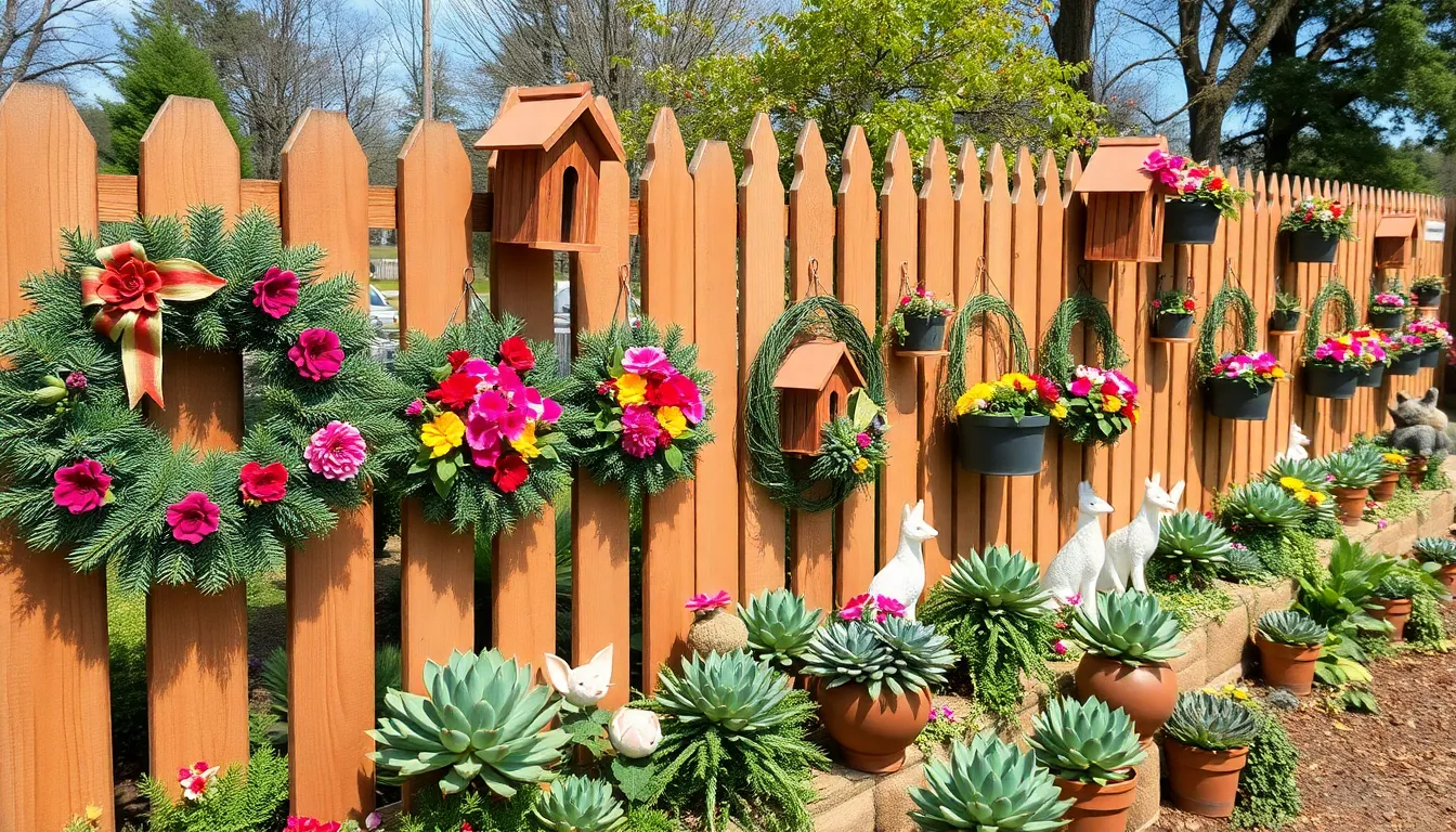 25 Creative Garden Fence Decoration Ideas That Transform Your Yard (2025) 10 25 Creative Garden Fence Decoration Ideas That Transform Your Yard (2025) 9