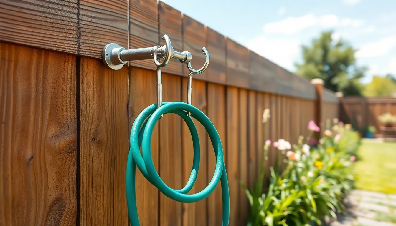 20 Creative Garden Hose Hanger Ideas That'll Transform Your Messy Yard 10 20 Creative Garden Hose Hanger Ideas That'll Transform Your Messy Yard 9