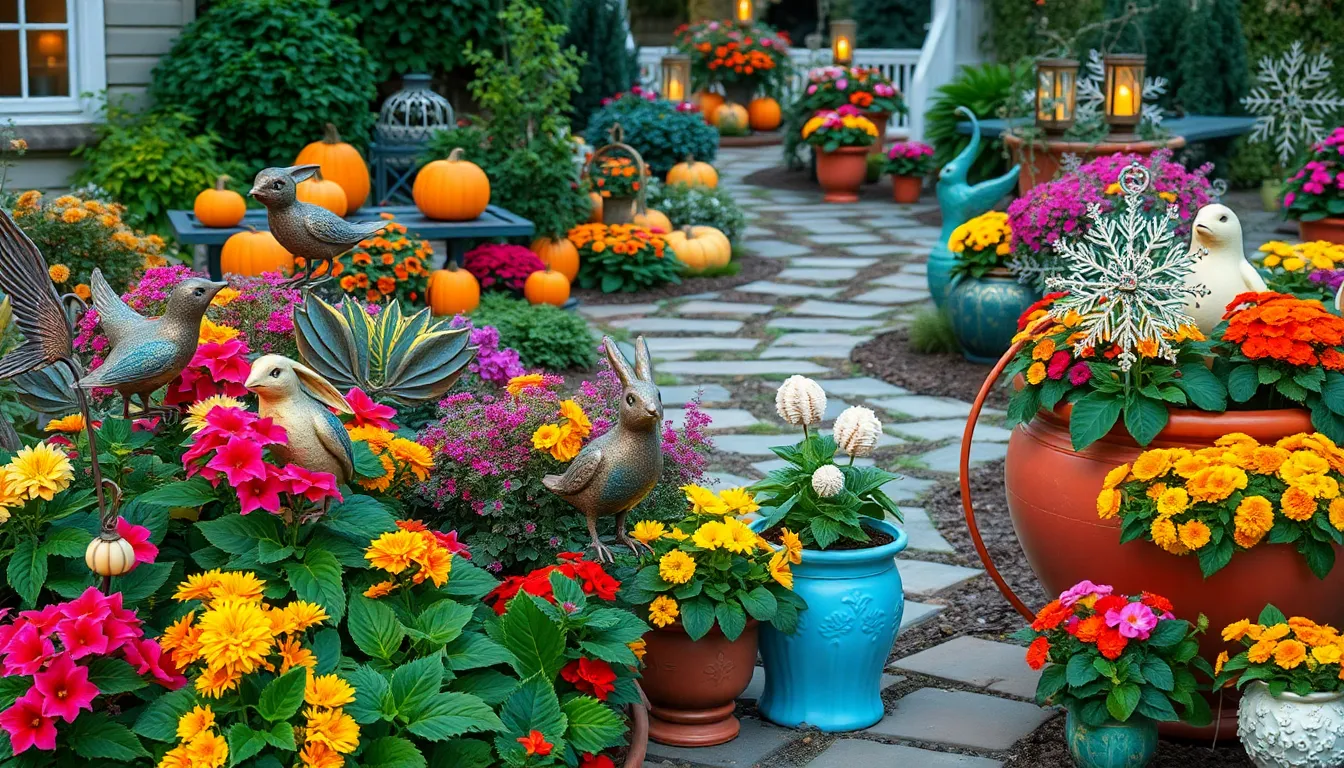 25 Stunning Garden Ornament Ideas to Transform Your Outdoor Space in 2025 9