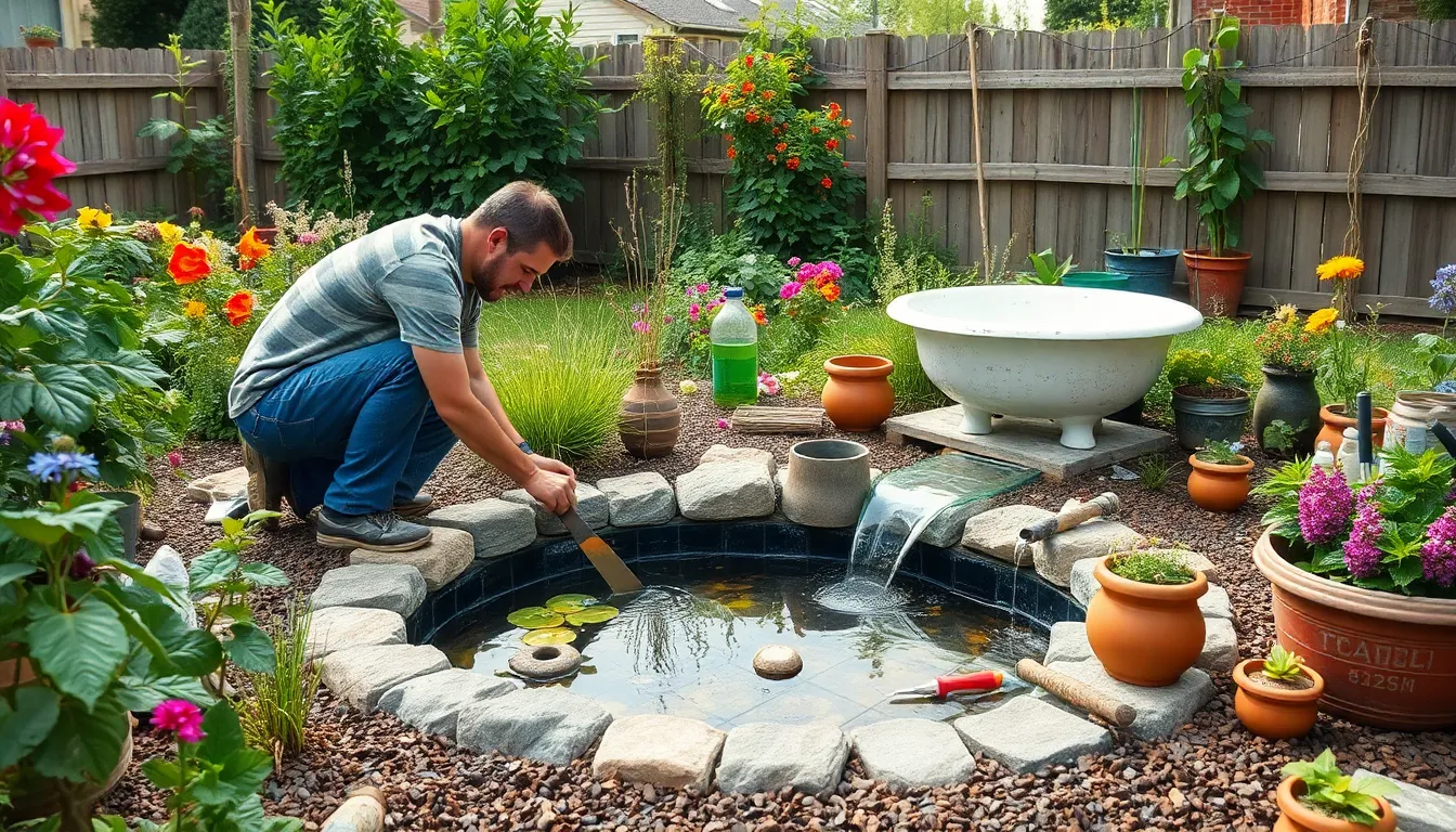 25 Stunning Garden Pond Ideas to Transform Your Backyard Into a Paradise 10 25 Stunning Garden Pond Ideas to Transform Your Backyard Into a Paradise 9