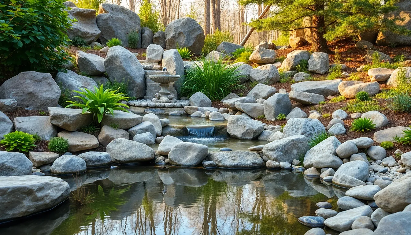 25 Creative Rock Garden Ideas to Transform Your Yard (Low-Maintenance & Beautiful) 10 25 Creative Rock Garden Ideas to Transform Your Yard (Low-Maintenance & Beautiful) 9