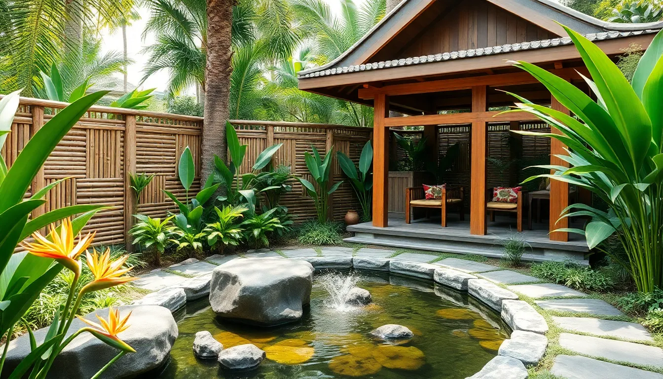 25 Stunning Balinese Garden Ideas to Transform Your Backyard Into a Tropical Paradise 11