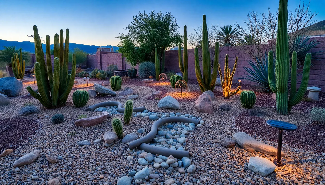20 Stunning Cactus Garden Ideas for Low-Maintenance Desert Landscaping 12 20 Stunning Cactus Garden Ideas for Low-Maintenance Desert Landscaping 11