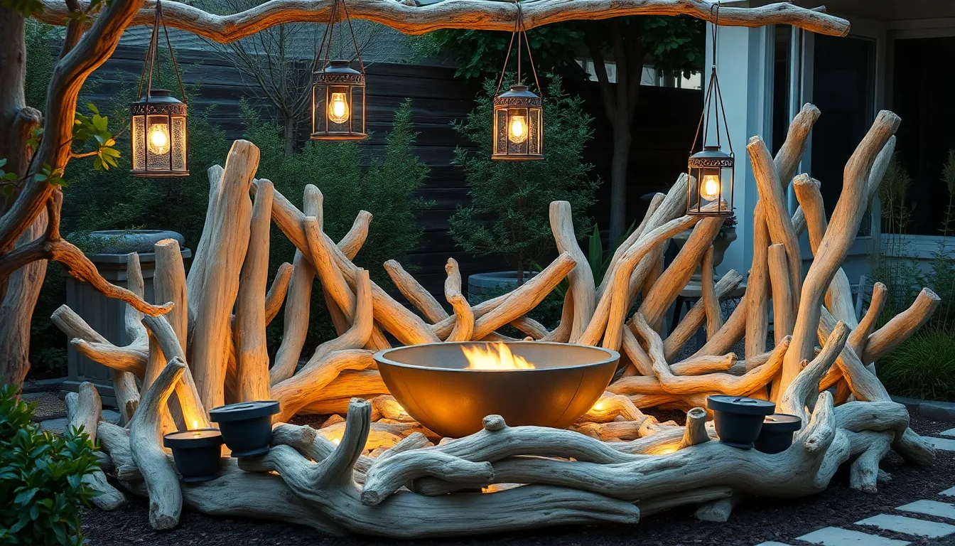 25 Creative Driftwood Garden Ideas to Transform Your Outdoor Space in 2025 11