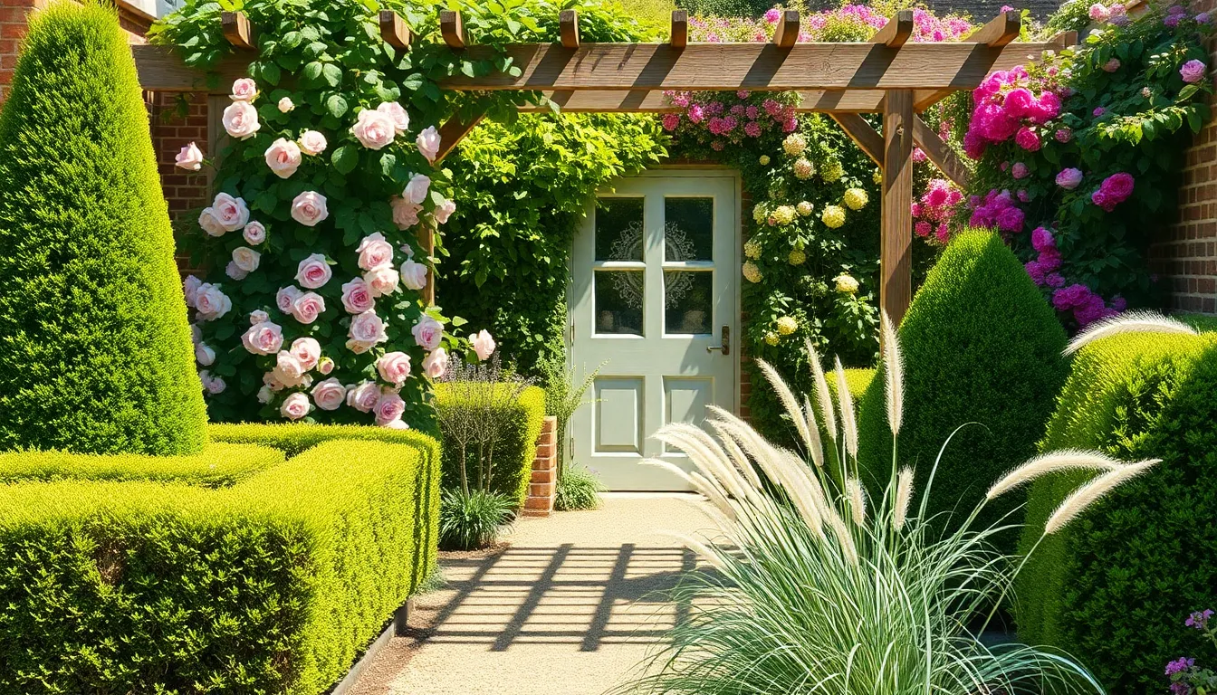 25 Stunning Entrance Garden Ideas to Transform Your Home's Curb Appeal 12 25 Stunning Entrance Garden Ideas to Transform Your Home's Curb Appeal 11