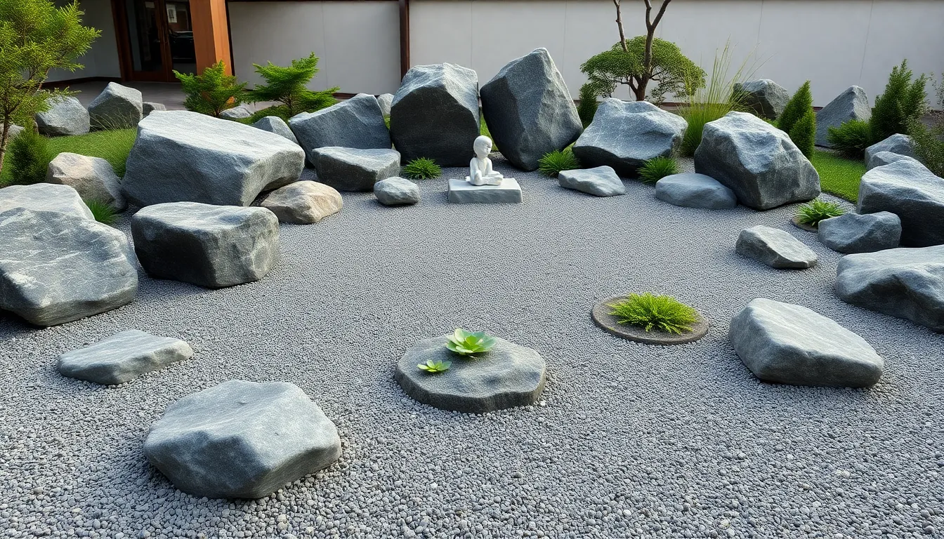 25 Stunning Front Yard Landscaping Ideas with Rocks That Boost Curb Appeal 12 25 Stunning Front Yard Landscaping Ideas with Rocks That Boost Curb Appeal 11