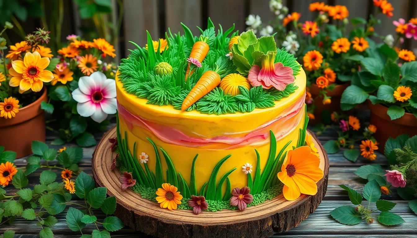 25 Stunning Garden Cake Ideas That Will Wow Your Guests (Easy DIY Tips!) 12 25 Stunning Garden Cake Ideas That Will Wow Your Guests (Easy DIY Tips!) 11