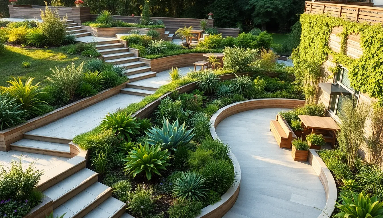 25 Stunning Garden Steps Ideas to Transform Your Sloped Yard (DIY & Budget-Friendly) 11