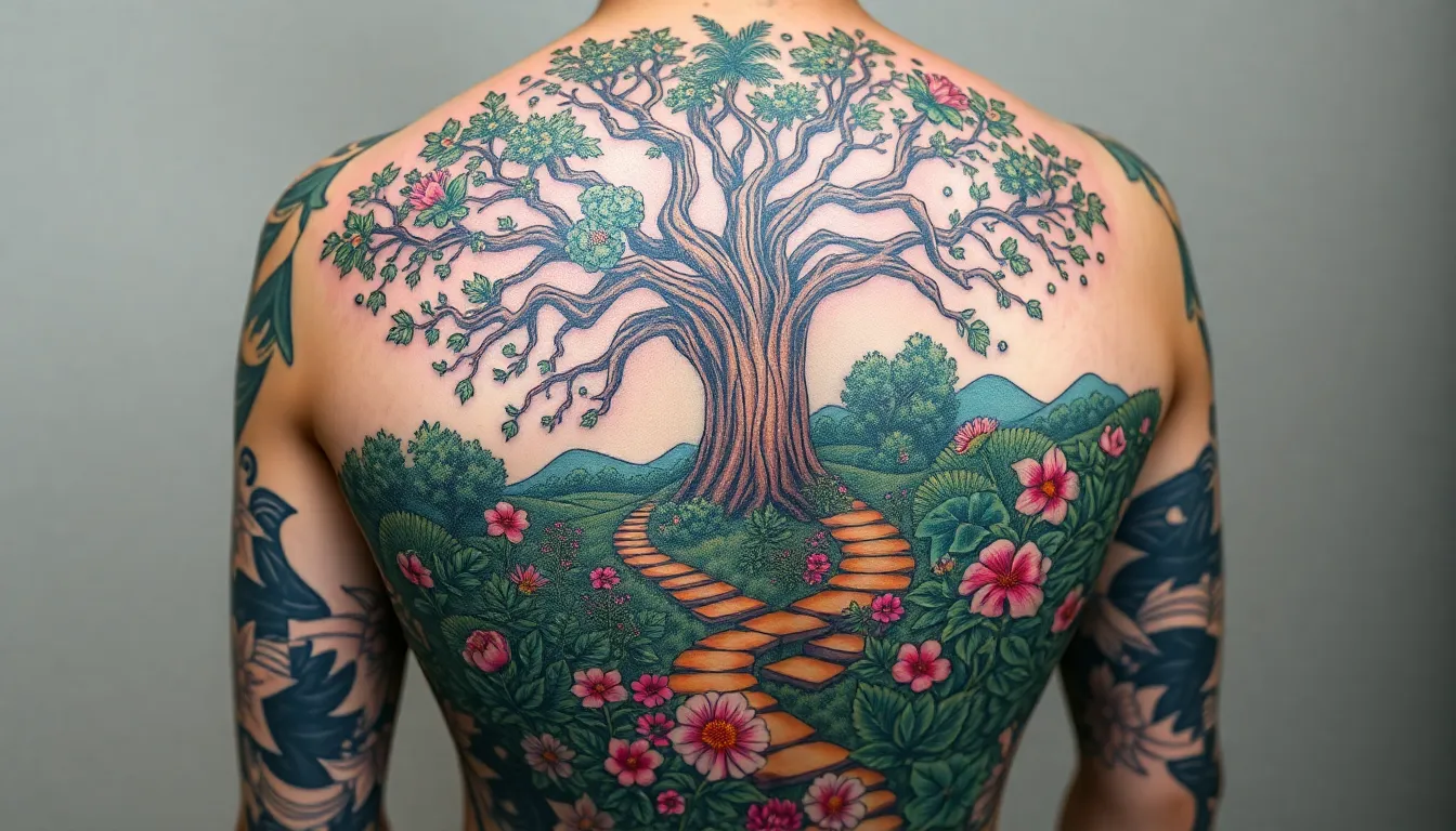 50+ Beautiful Garden Tattoo Ideas: From Roses to Herbs & Fairy Gardens 12 50+ Beautiful Garden Tattoo Ideas: From Roses to Herbs & Fairy Gardens 11