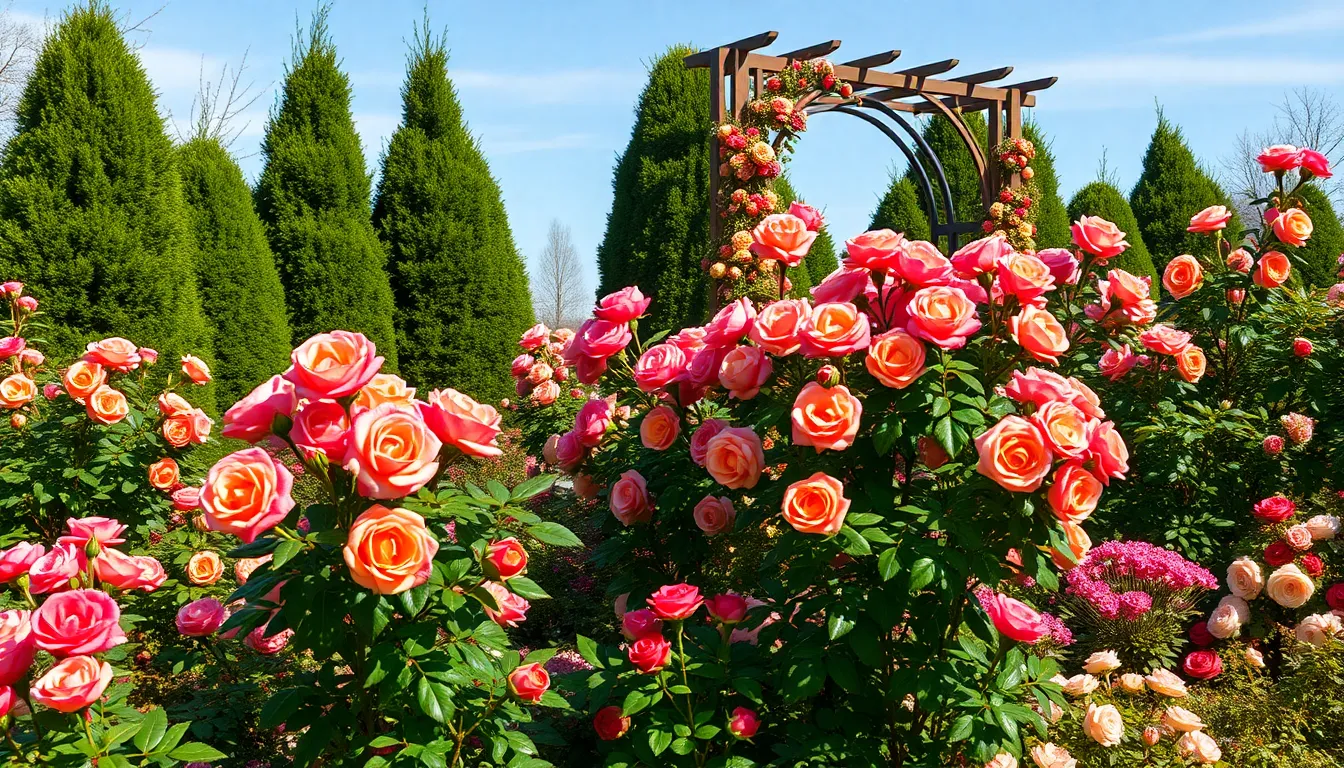 25 Stunning Rose Garden Ideas to Transform Your Backyard Into a Floral Paradise 12 25 Stunning Rose Garden Ideas to Transform Your Backyard Into a Floral Paradise 11